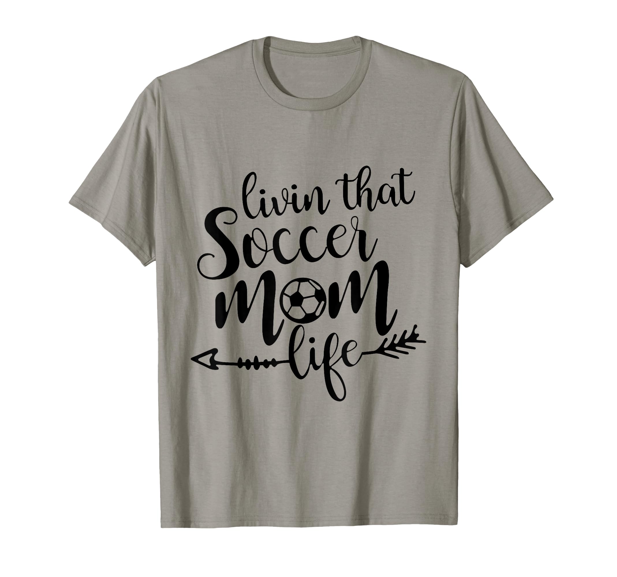 Livin That Soccer Mom Life Sport T-Shirt - Aesthetic Graphic for Adults - T-Shirt, Sweatshirt, Hoodie