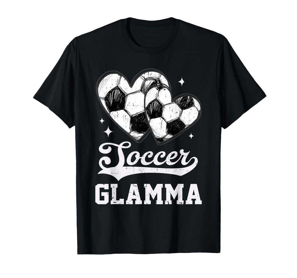 Soccer Heart Glamma Soccer Player T-Shirt - Graphic Print for Adults - T-Shirt, Sweatshirt, Hoodie