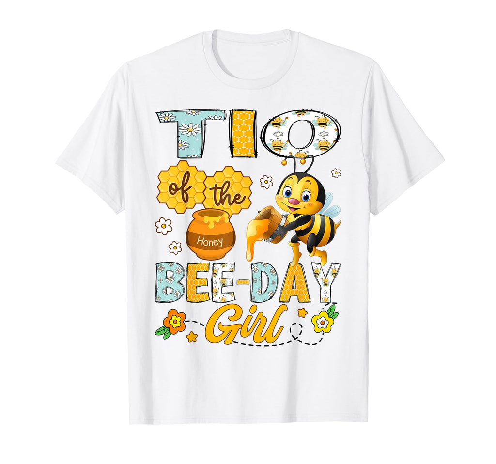 Tio Bee Day Funny Bee Birthday Party T-Shirt - Minimalist Print Men Women - T-Shirt, Sweatshirt, Hoodie