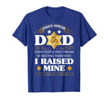 Police Officer Dad Raised My Hero Proud T-Shirt - Graphic Print Unisex - T-Shirt, Sweatshirt, Hoodie
