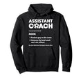 Assistant Head Coach Asst Coach Hoodie - Aesthetic Graphic Unisex - T-Shirt, Sweatshirt, Hoodie