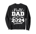 Proud Dad 2024 Senior Funny Soccer Sweatshirt - Custom Art Print Unisex - T-Shirt, Sweatshirt, Hoodie
