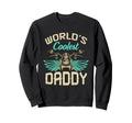 Worlds Coolest Daddy Motorcycle Sweatshirt - Minimalist Print for Adults - T-Shirt, Sweatshirt, Hoodie