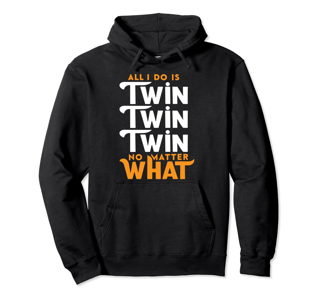 Twin Dad Novelty Funny Daddy Fathers Day Hoodie - Graphic Print Unisex - T-Shirt, Sweatshirt, Hoodie
