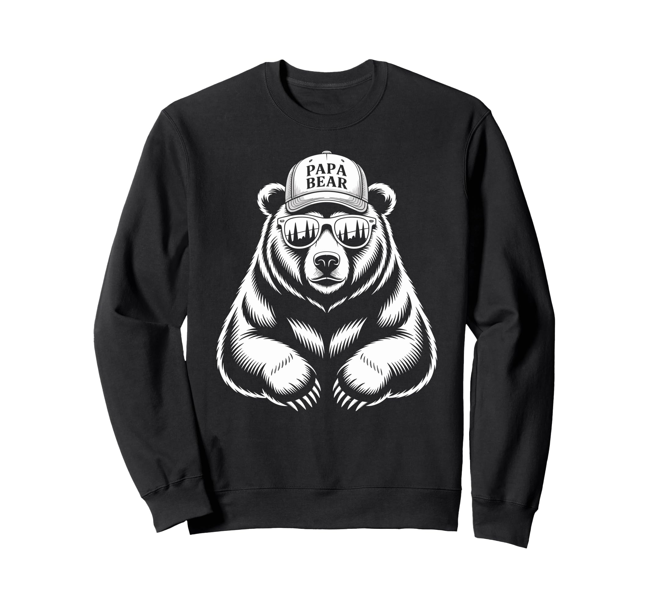 Papa Bear Wilderness Dad Sweatshirt - Streetwear Style Men Women - T-Shirt, Sweatshirt, Hoodie