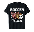 Soccer Nana Heart Leopard Grandma T-Shirt - Fun Novelty Design Unisex - T-Shirt, Sweatshirt, Hoodie