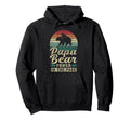 Papa Bear 1 Cub 1 Child Dad Grandpa Hoodie - Streetwear Style Men Women - T-Shirt, Sweatshirt, Hoodie