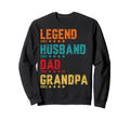 Fathers Day Dad Legend Husband Dad Sweatshirt - Unique Graphic Men Women - T-Shirt, Sweatshirt, Hoodie