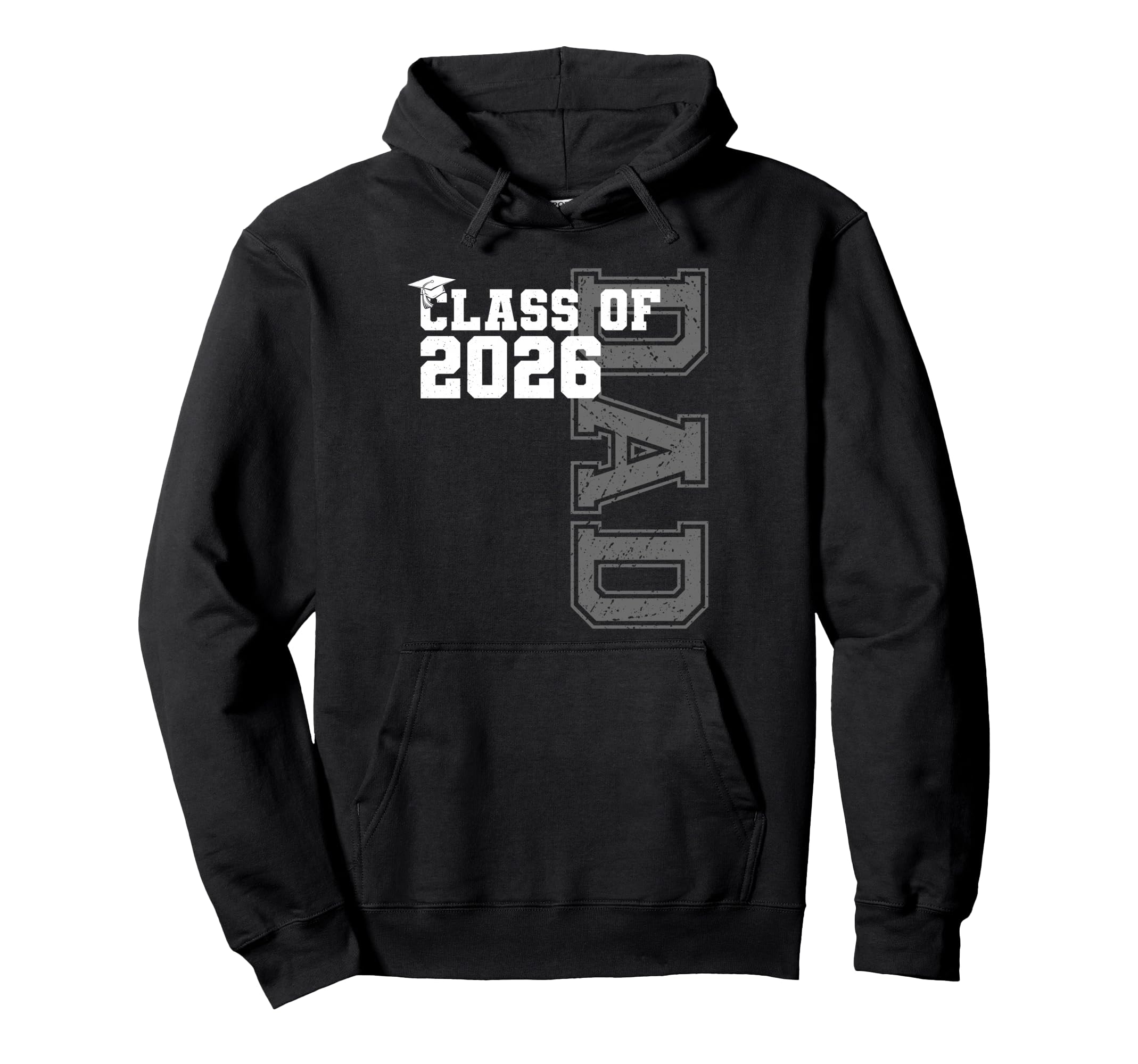 Class 2026 Proud Dad 2026 Graduate Senior Hoodie - Trendy Graphic Unisex - T-Shirt, Sweatshirt, Hoodie