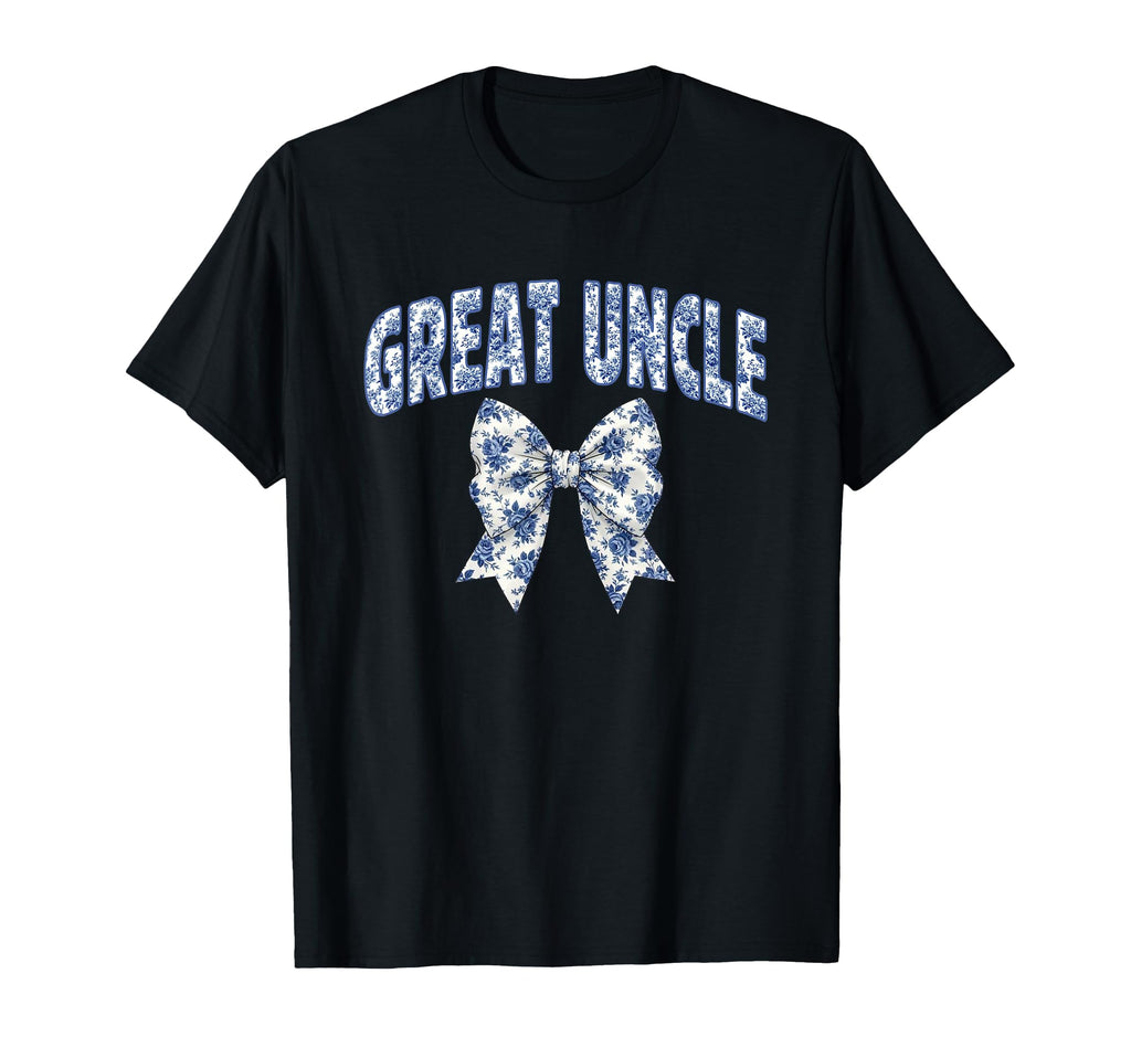Great Uncle Coquette Toile Blue T-Shirt - Casual Everyday Wear Men Women - T-Shirt, Sweatshirt, Hoodie