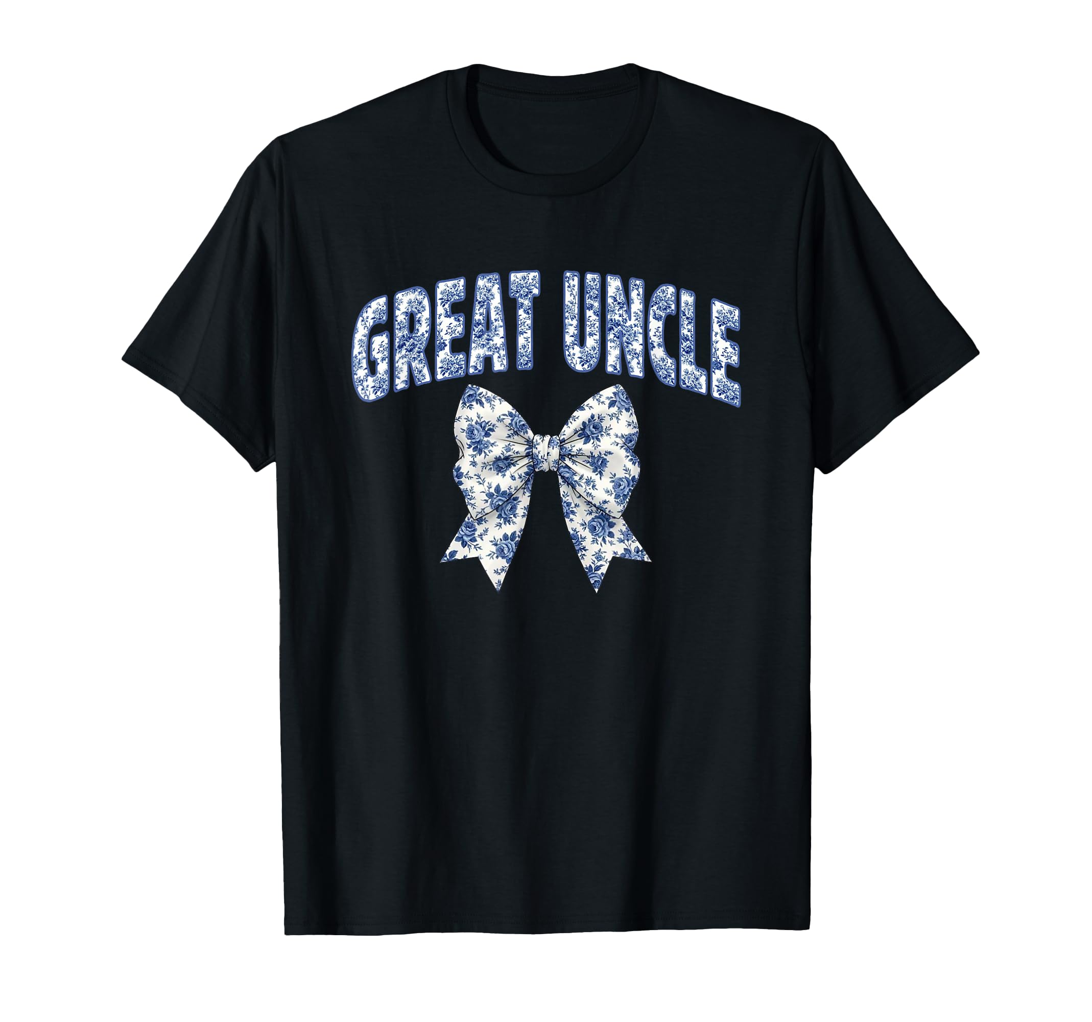 Great Uncle Coquette Toile Blue T-Shirt - Casual Everyday Wear Men Women - T-Shirt, Sweatshirt, Hoodie