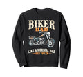 Father Rider Biker Dad Fathers Sweatshirt - Custom Art Print for Adults - T-Shirt, Sweatshirt, Hoodie