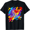 Cool I Love Art Teacher Artist Gift Supplies Men - Adult & Kids T-Shirts, Sweatshirts & Hoodies apparel design preview 1