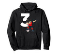 3 Soccer Birthday Gift Soccer Fan Hoodie - Casual Everyday Wear Men Women - T-Shirt, Sweatshirt, Hoodie