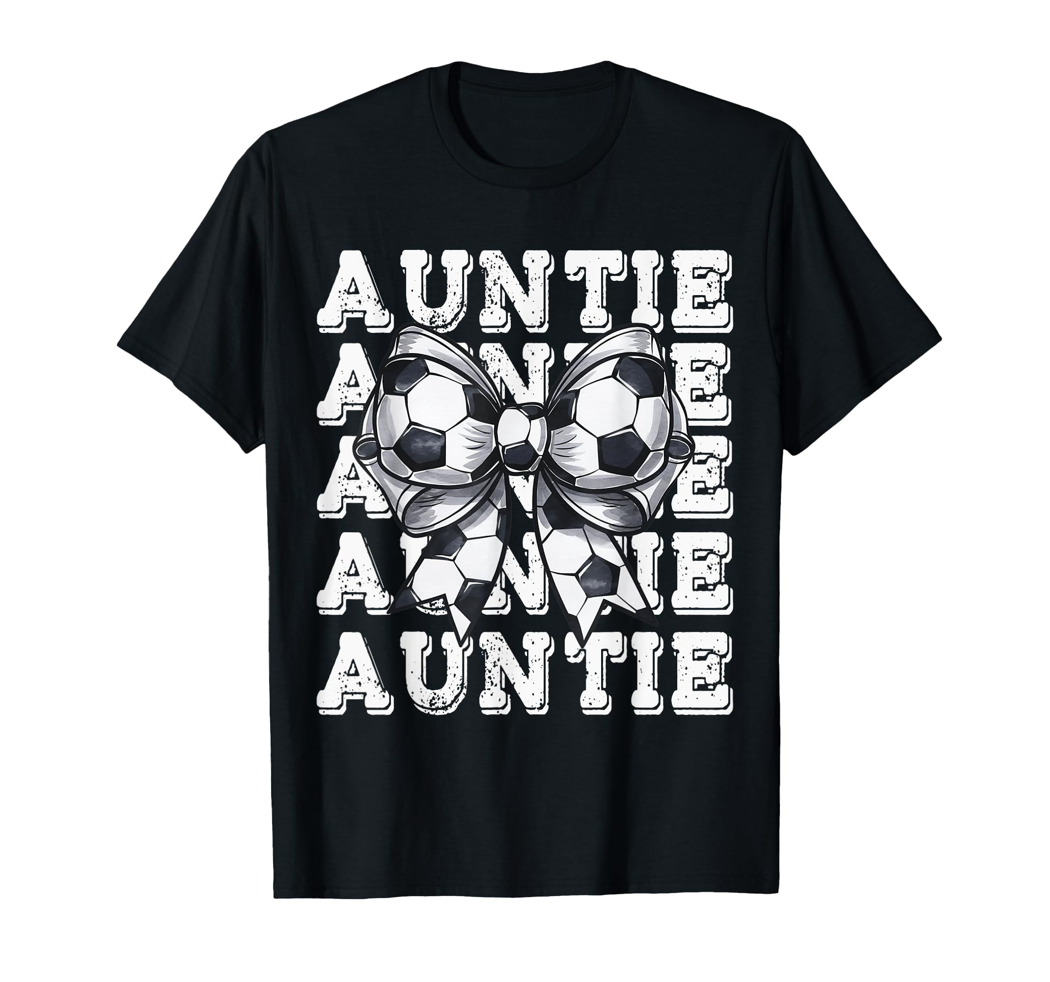 Coquette Soccer Auntie Matching T-Shirt - Fun Novelty Design for Adults - T-Shirt, Sweatshirt, Hoodie