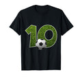 Number 10 Years Soccer 10Th Birthday T-Shirt - Novelty Apparel Unisex - T-Shirt, Sweatshirt, Hoodie
