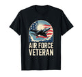 Air Force Veteran Us American Flag Dad T-Shirt - Novelty Apparel Men Women - T-Shirt, Sweatshirt, Hoodie