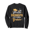 Proud Grandpa Class 2024 Graduate Dad Sweatshirt - Graphic Print Men Women - T-Shirt, Sweatshirt, Hoodie