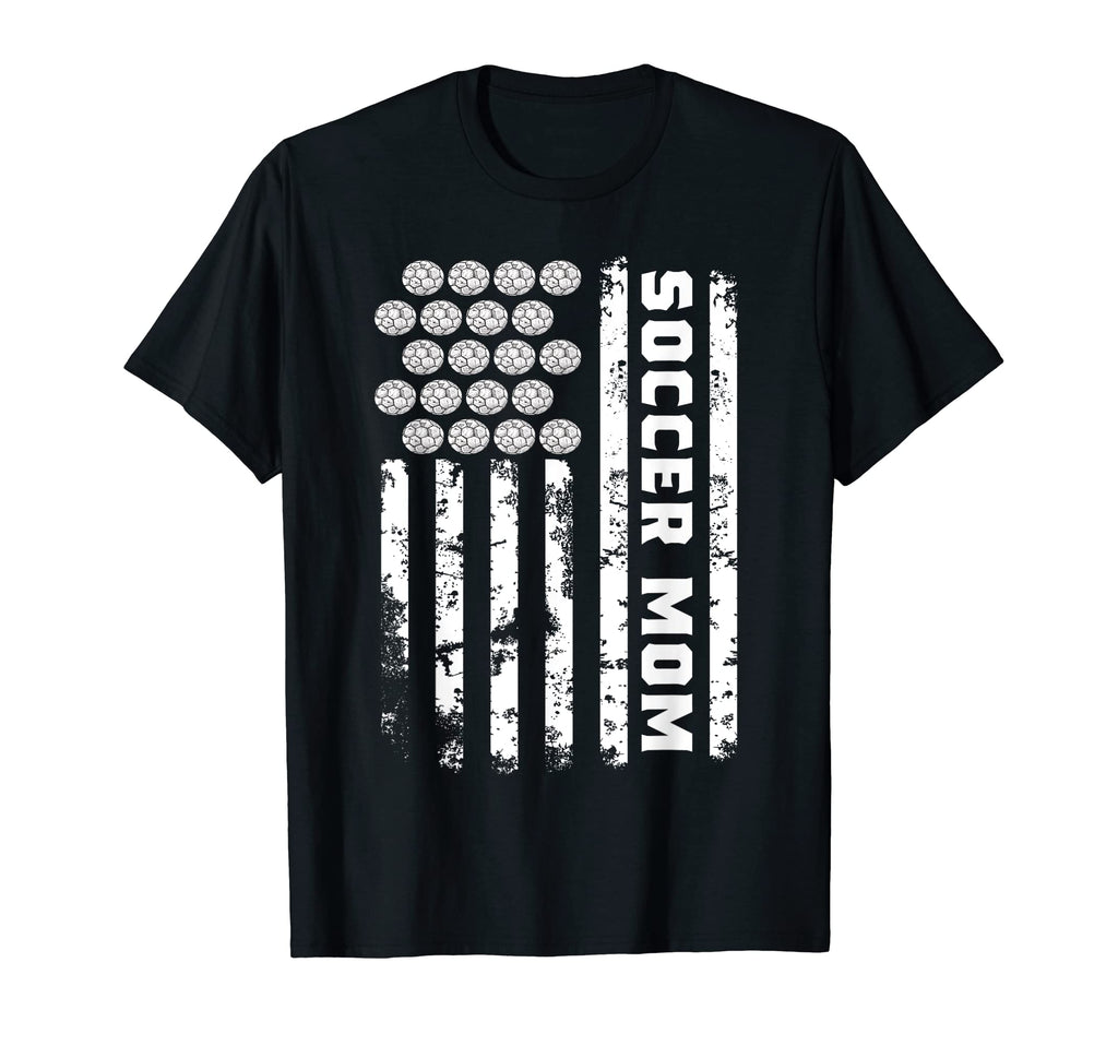 Soccer Mom Game Day Soccer Lovers Usa T-Shirt - Custom Art Print Unisex - T-Shirt, Sweatshirt, Hoodie