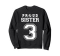 Number 3 Custom Proud Soccer Futbol Sweatshirt - Unique Graphic Unisex - T-Shirt, Sweatshirt, Hoodie