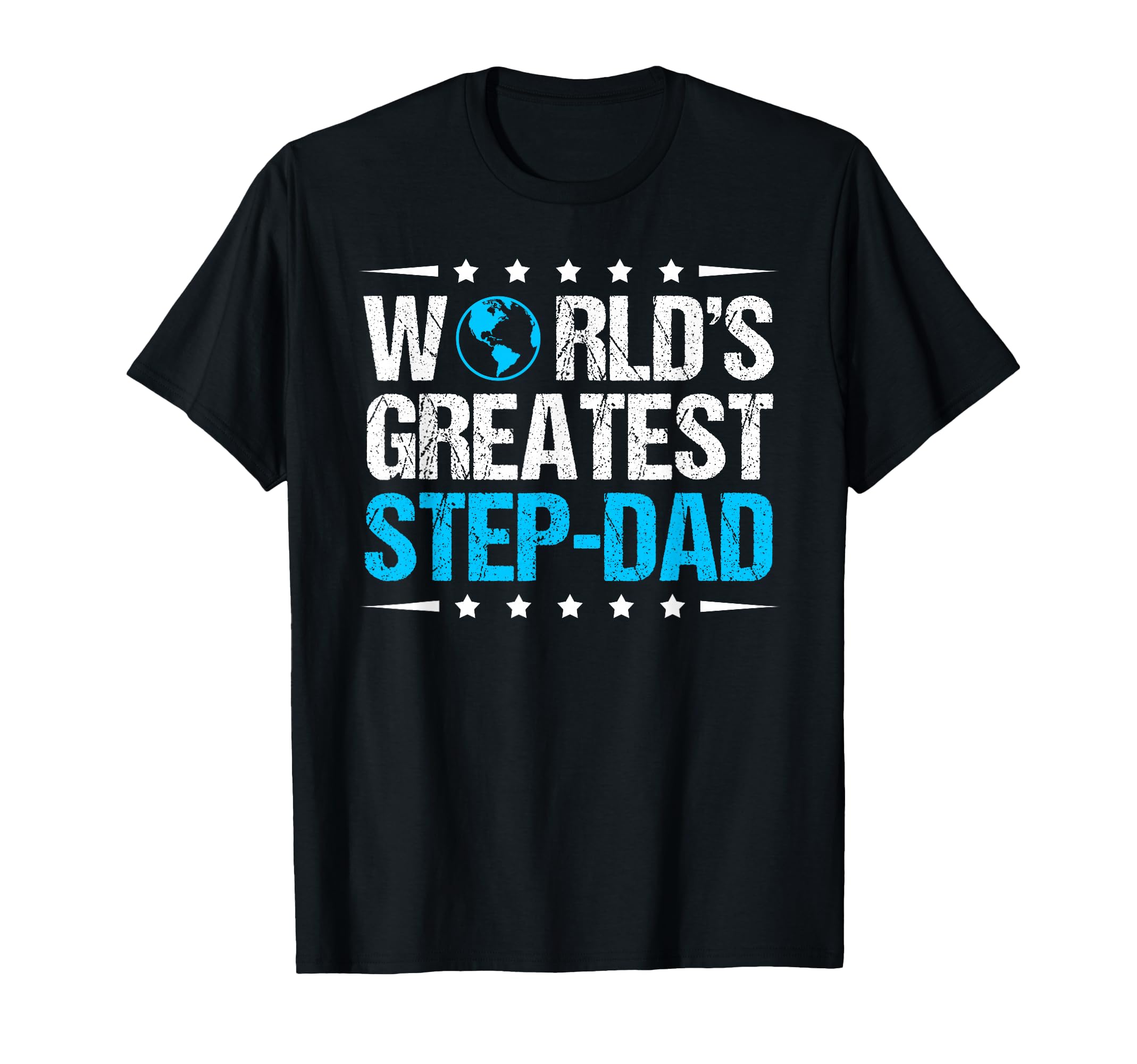 Worlds Greatest Step Dad T-Shirt - Custom Art Print for Adults - T-Shirt, Sweatshirt, Hoodie
