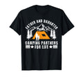 Father And Daughter Camping Buddies Dad And T-Shirt - Graphic Print Unisex - T-Shirt, Sweatshirt, Hoodie