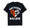 Busy Raising Ballers Basketball Hockey T-Shirt - Unique Graphic for Adults - T-Shirt, Sweatshirt, Hoodie