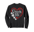 Soccer Titi Heart Titi Soccer Player Sweatshirt - Graphic Print for Adults - T-Shirt, Sweatshirt, Hoodie
