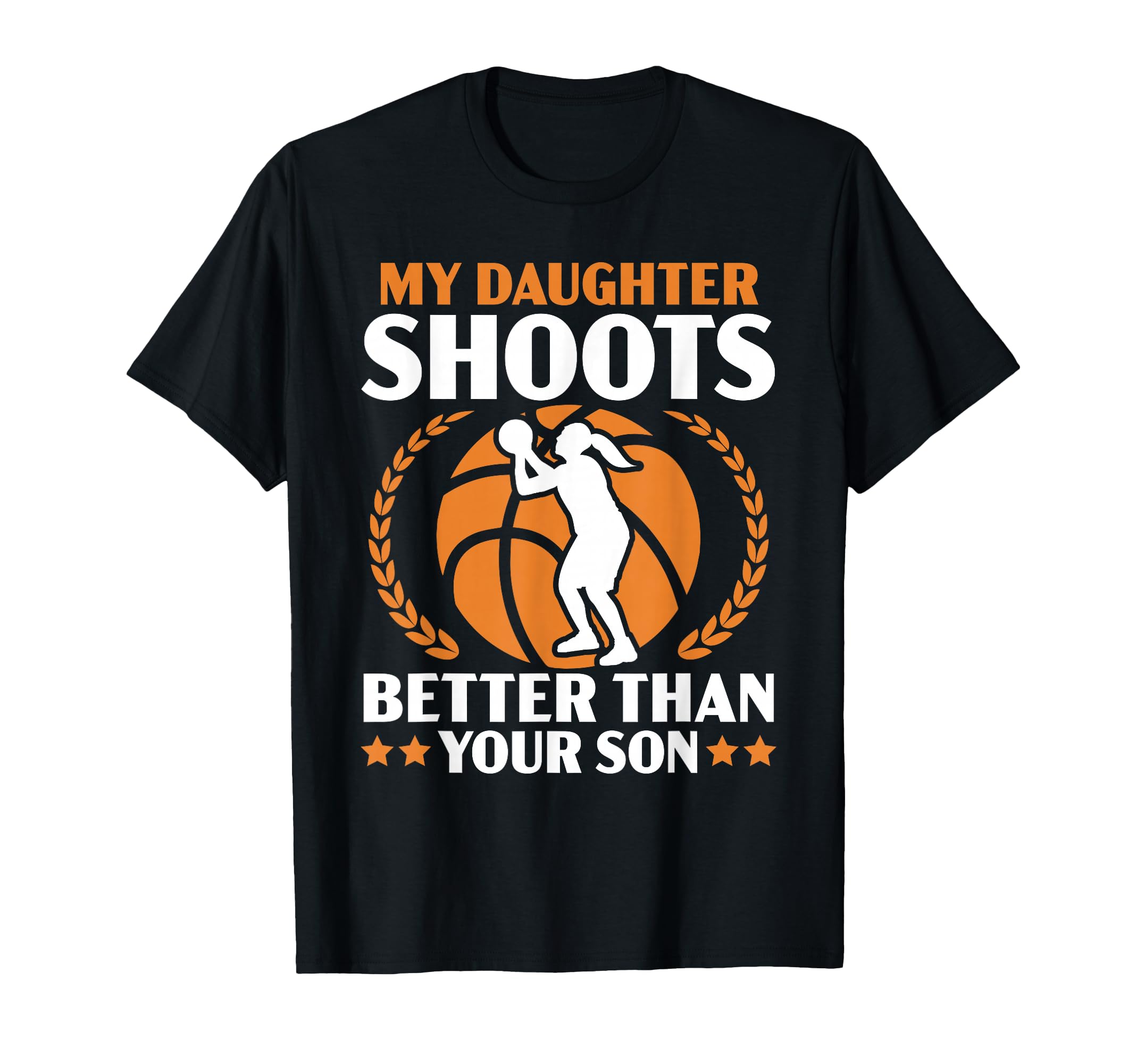 Daughter Basketball Sport Basketball Dad T-Shirt - Novelty Apparel Unisex - T-Shirt, Sweatshirt, Hoodie