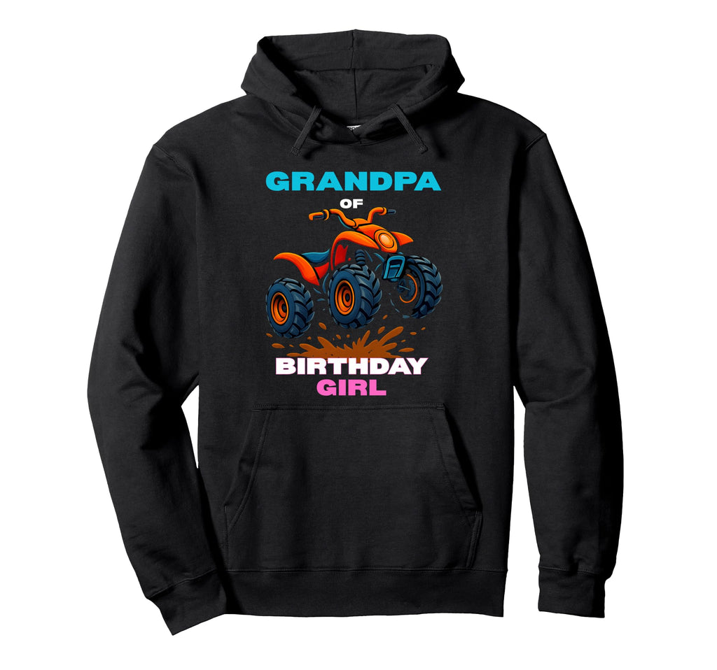 Grand Dad Birthday Atv Four Wheeler Quad Hoodie - Custom Art Print Unisex - T-Shirt, Sweatshirt, Hoodie