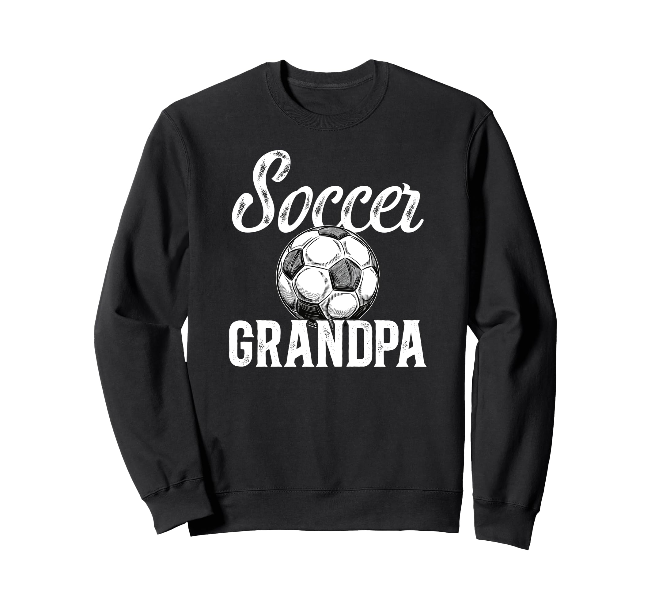 Soccer Grandpa Soccer Player Sweatshirt - Custom Art Print Men Women - T-Shirt, Sweatshirt, Hoodie