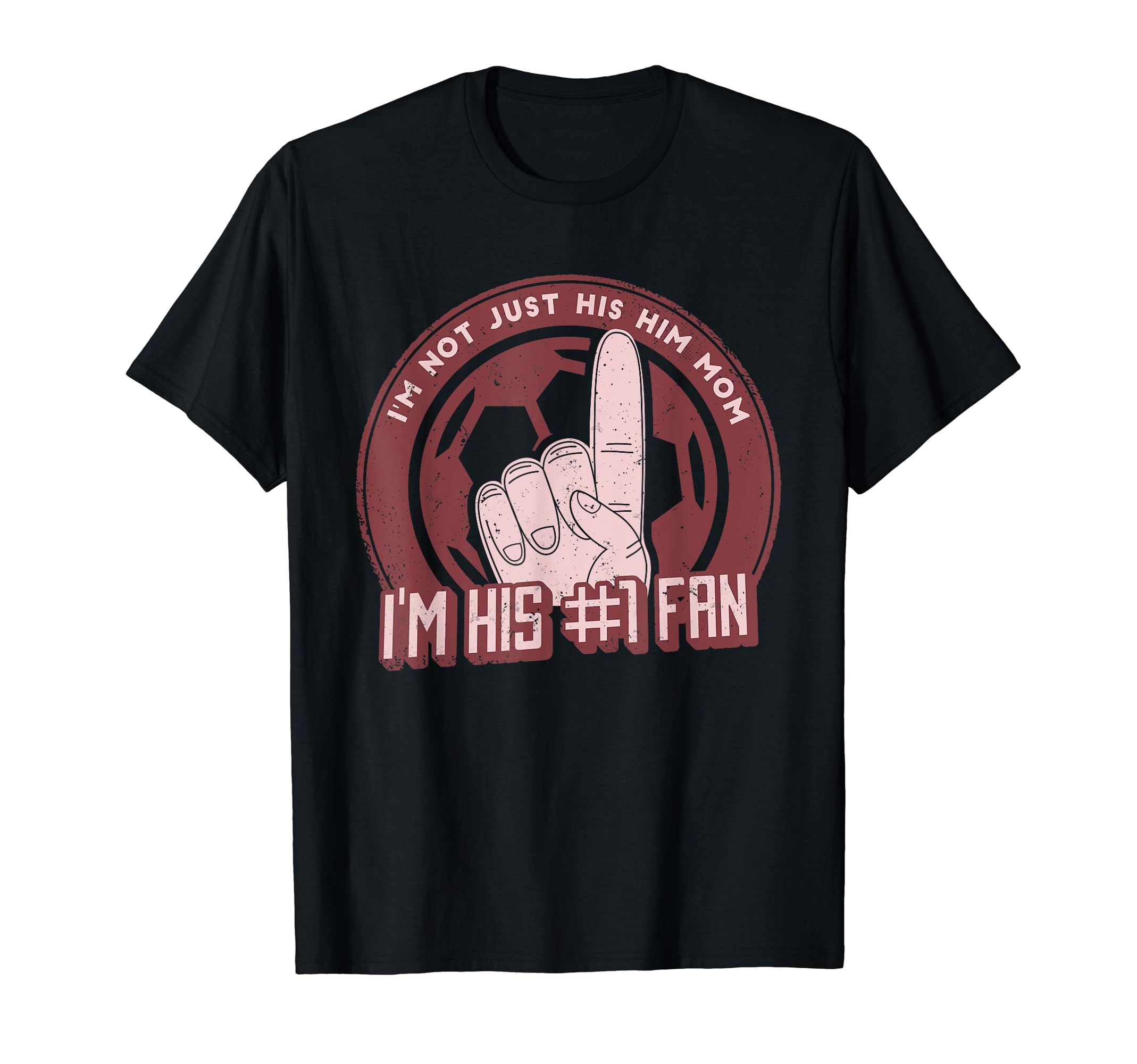 Soccer Team Mom Mother No 1 Fan Soccer T-Shirt - Custom Art Print Unisex - T-Shirt, Sweatshirt, Hoodie