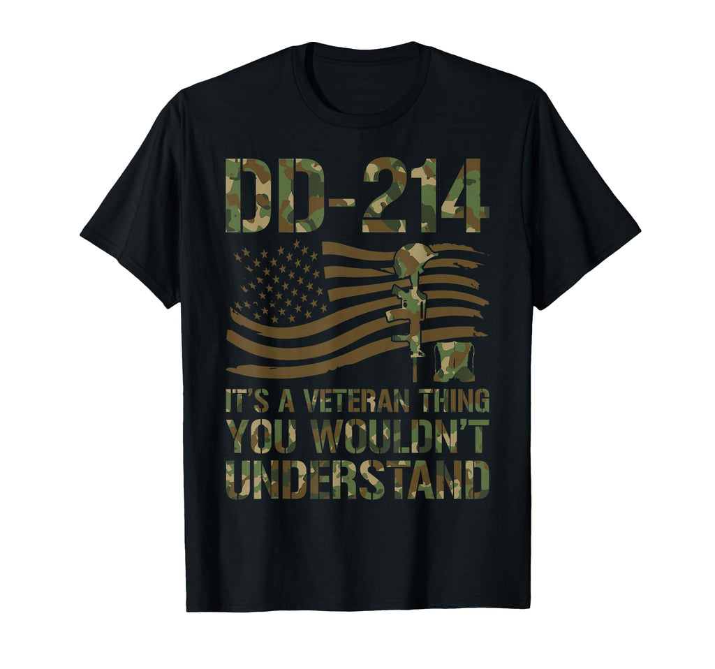 Dd 214 Its Veteran Thing Camouflage T-Shirt - Graphic Print for Adults - T-Shirt, Sweatshirt, Hoodie