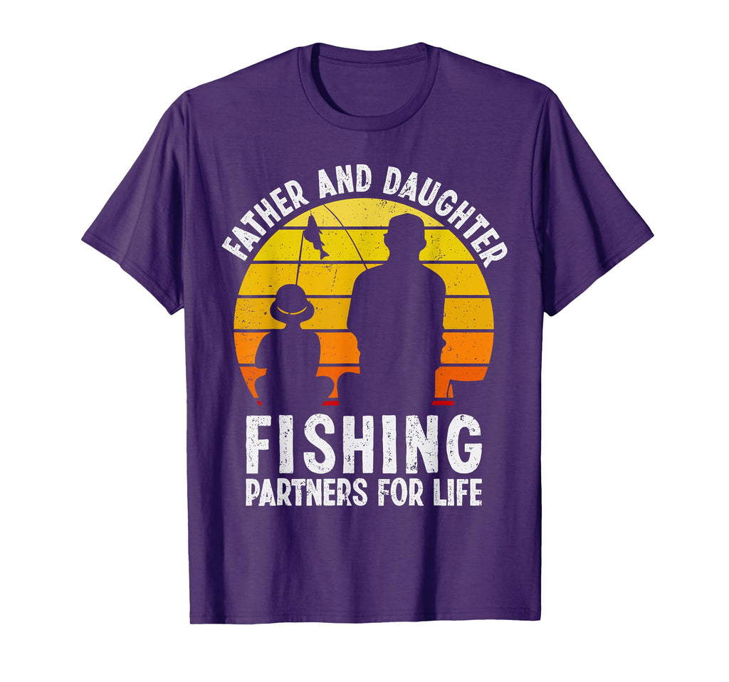Father Daughter Fishing Partner T-Shirt - Aesthetic Graphic for Adults - T-Shirt, Sweatshirt, Hoodie