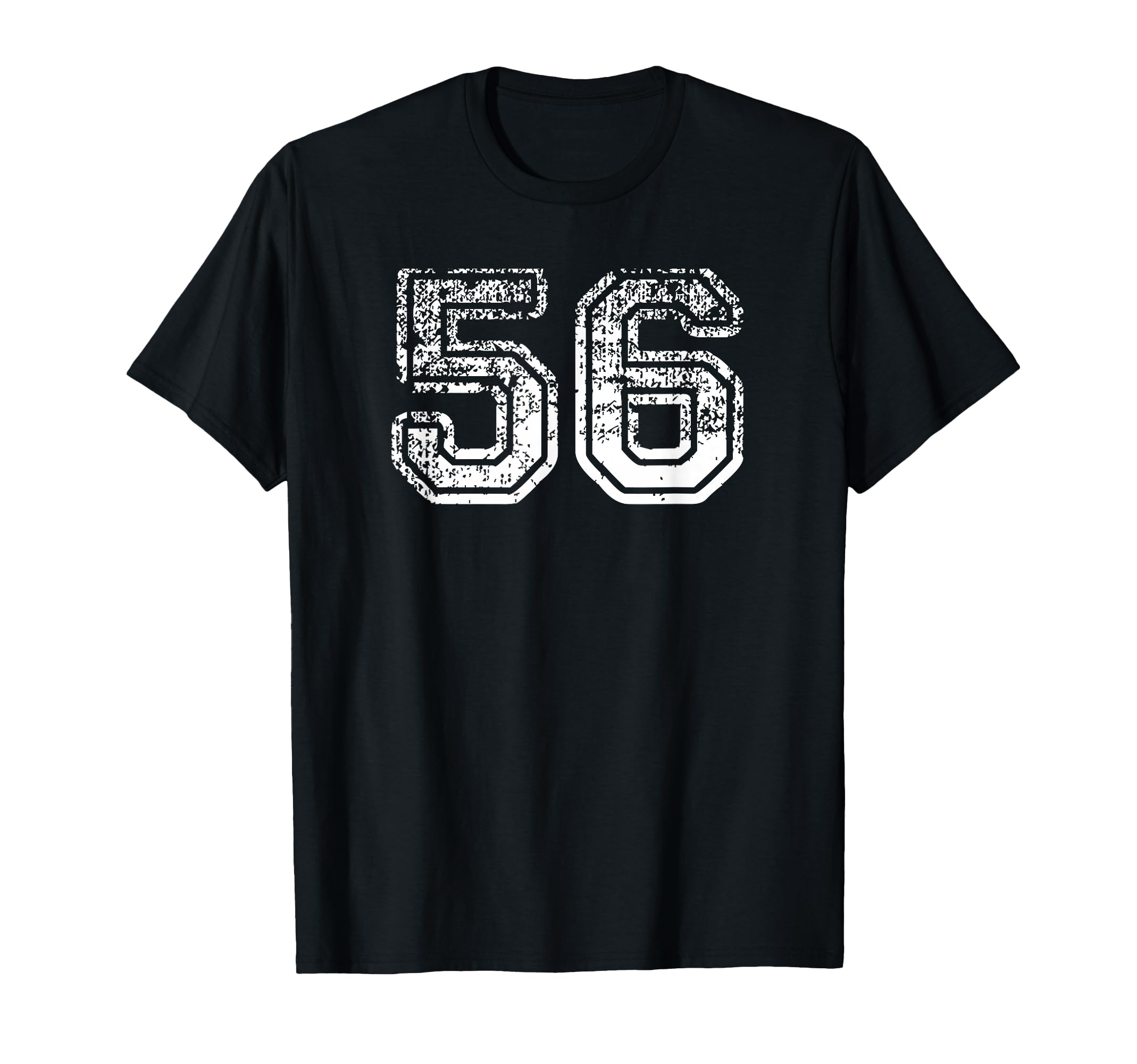 Number 56 Baseball Football Soccer T-Shirt - Unique Graphic for Adults - T-Shirt, Sweatshirt, Hoodie