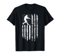 American Flag Baseball Baseball T-Shirt - Minimalist Print Unisex - T-Shirt, Sweatshirt, Hoodie
