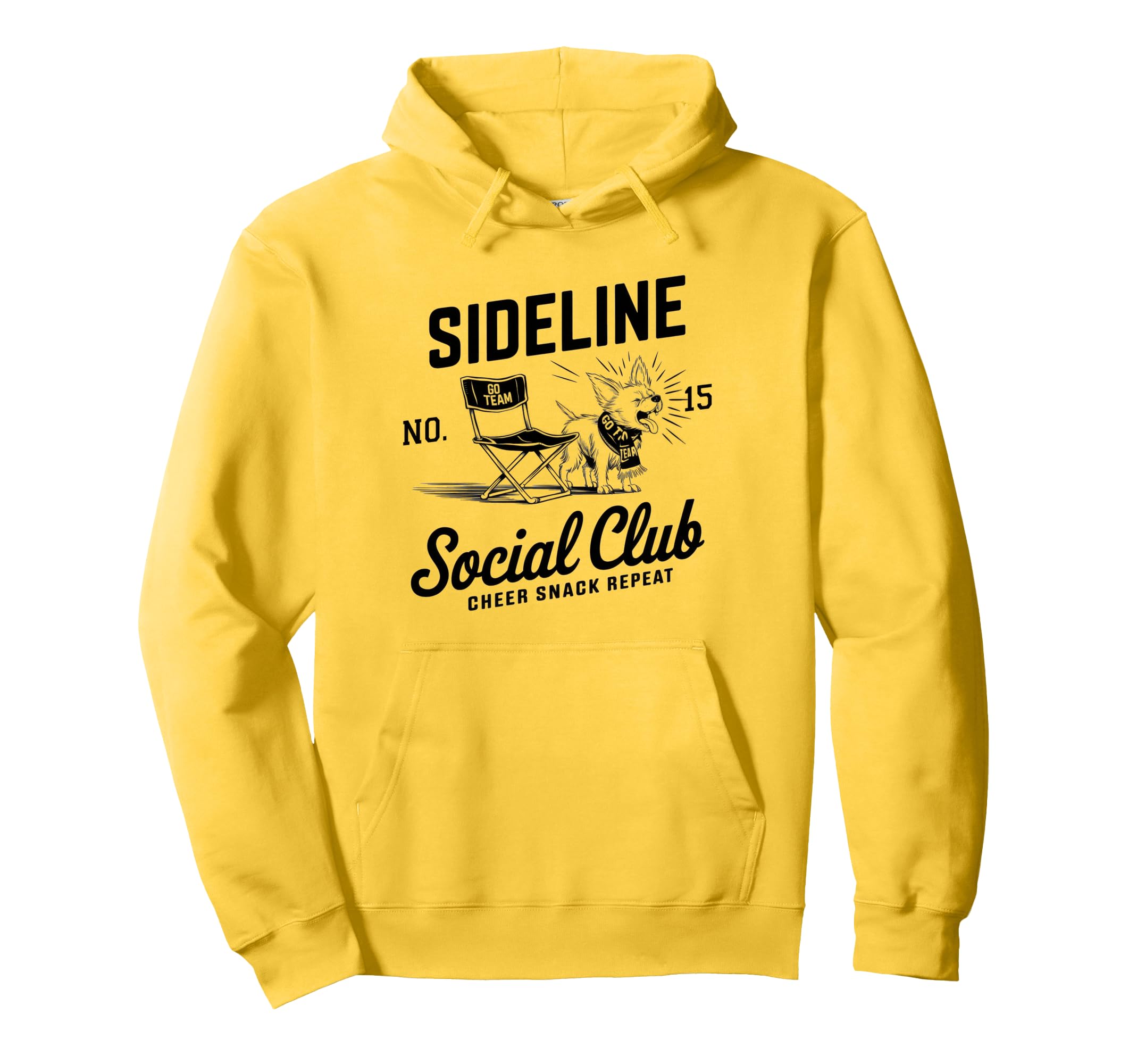 Sideline Social Club Soccer Mom Game Day Hoodie - Aesthetic Graphic Unisex - T-Shirt, Sweatshirt, Hoodie