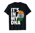 Its My Dna Indian India Flag Pride T-Shirt - Unique Graphic Men Women - T-Shirt, Sweatshirt, Hoodie