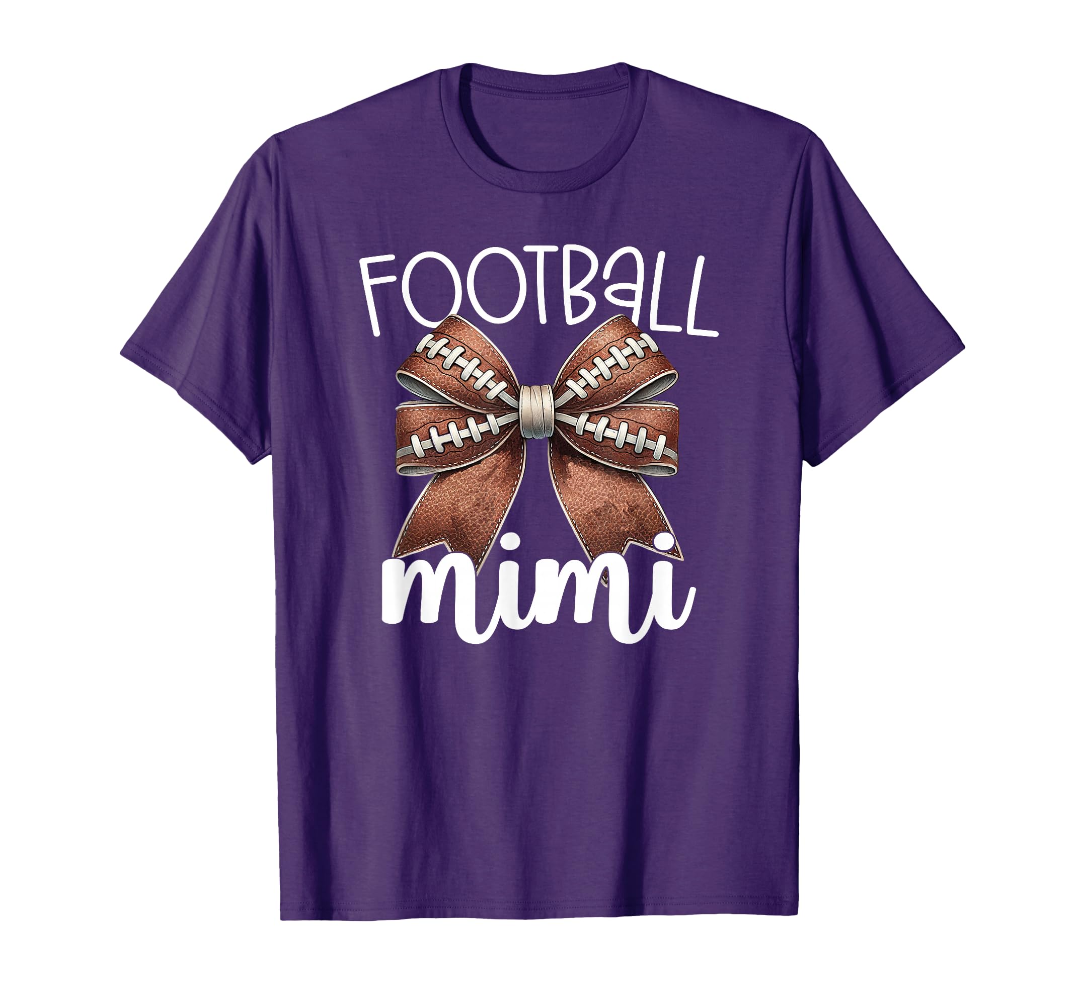 Football Mimi Football Coquette Bow T-Shirt - Casual Everyday Wear Unisex - T-Shirt, Sweatshirt, Hoodie