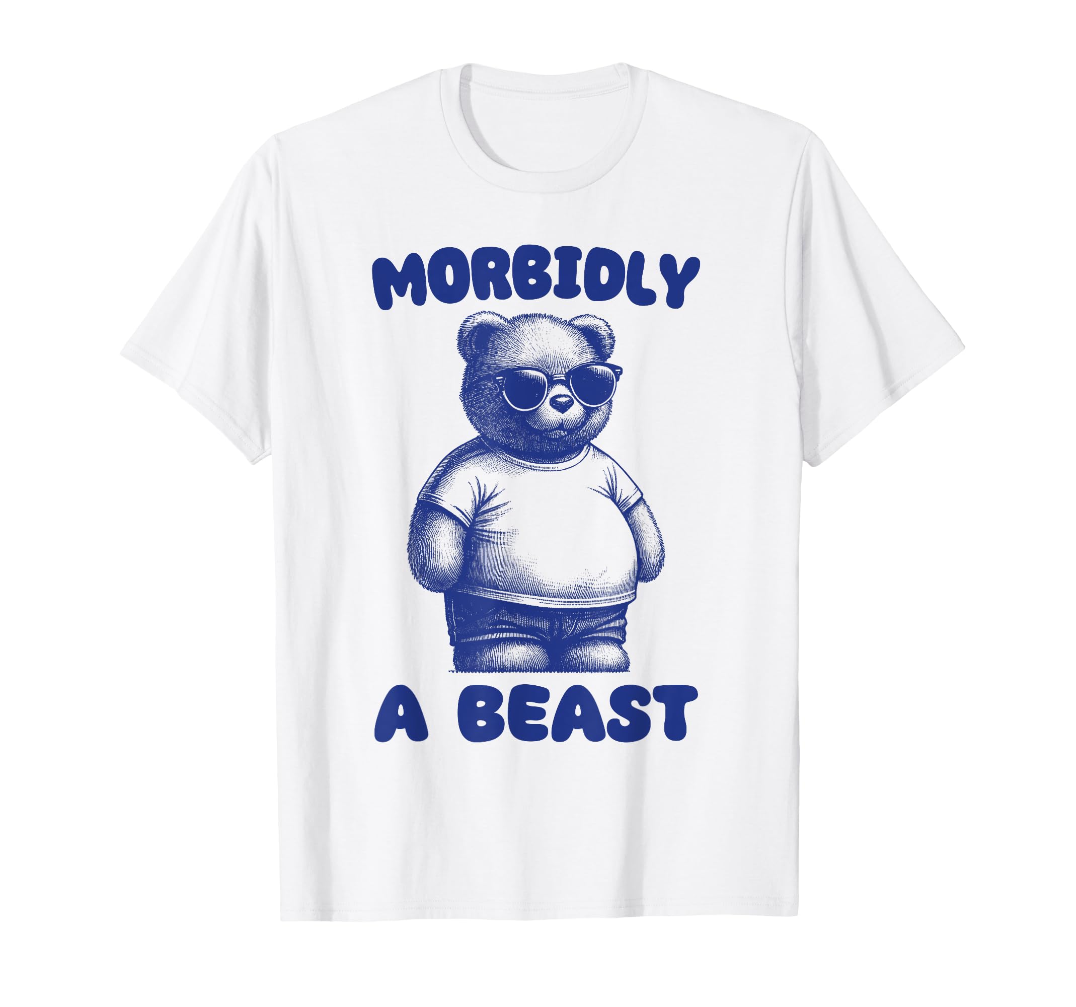Morbidly Beast Funny Dad Bod Meme T-Shirt - Unique Graphic for Adults - T-Shirt, Sweatshirt, Hoodie
