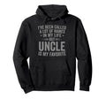 Uncle Is My Favorite Name Funny Hoodie - Graphic Print Men Women - T-Shirt, Sweatshirt, Hoodie