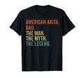 Dog Dad Myth Legend American Akita T-Shirt - Custom Art Print for Adults - T-Shirt, Sweatshirt, Hoodie