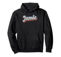 Jamie Personalized Name Custom Lettering 70S Hoodie - Graphic Print Unisex - T-Shirt, Sweatshirt, Hoodie