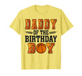 Daddy Birthday Basketball Dad 1St Bday T-Shirt - Graphic Print for Adults - T-Shirt, Sweatshirt, Hoodie