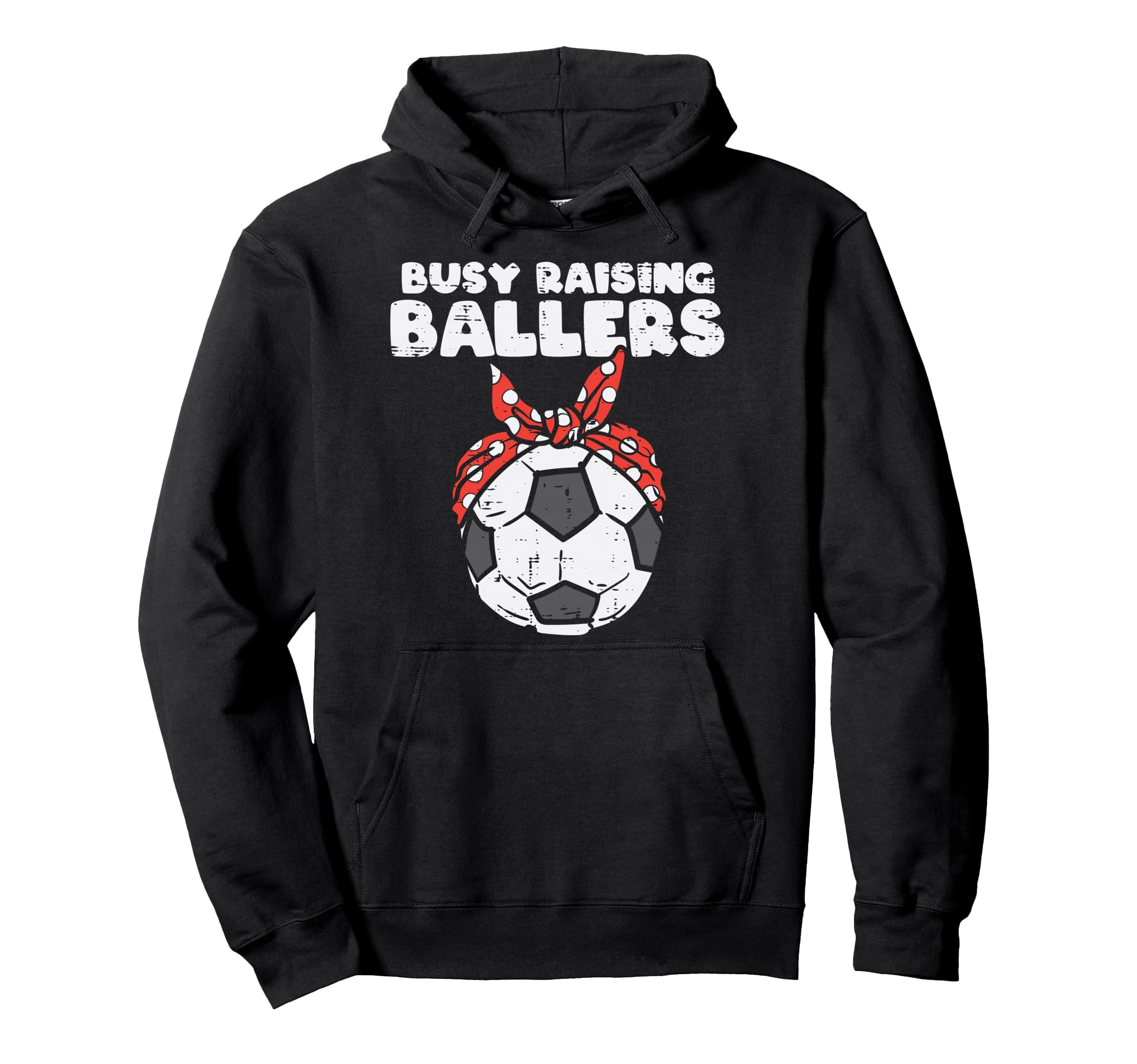Busy Raising Ballers Soccer Polka Hoodie - Custom Art Print Men Women - T-Shirt, Sweatshirt, Hoodie