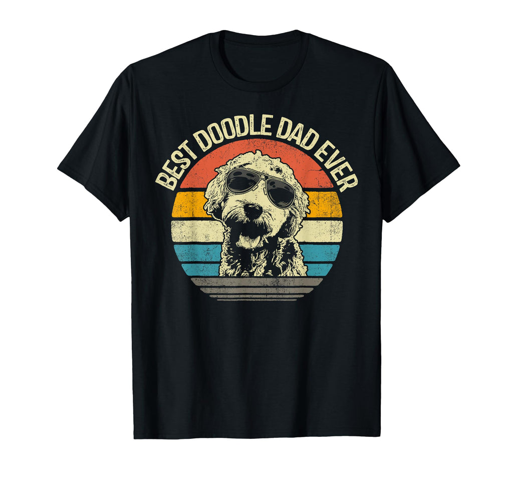 Best Doodle Dad Ever Funny Goldendoodle T-Shirt - Minimalist Print Unisex - T-Shirt, Sweatshirt, Hoodie