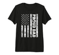 Mens Proud Dad American Flag Funny Soccer T-Shirt - Novelty Apparel Unisex - T-Shirt, Sweatshirt, Hoodie