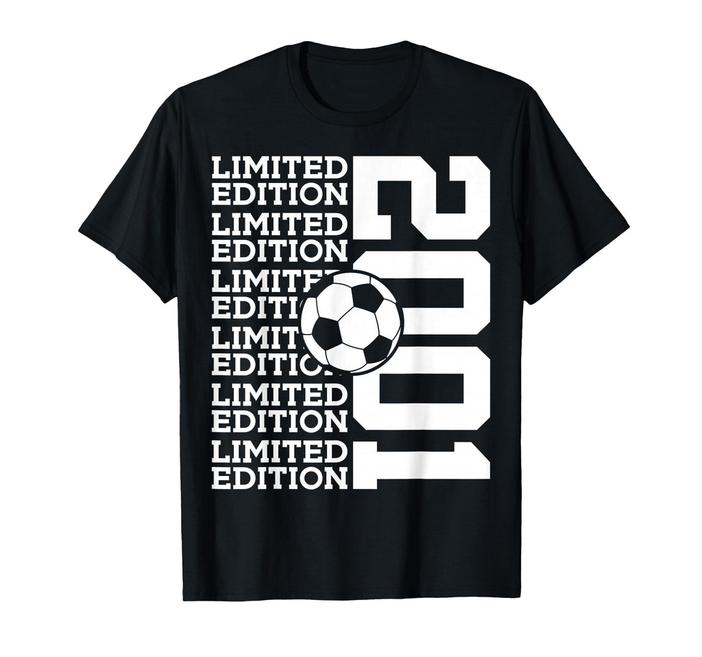 2001 Soccer 25Th Birthday T-Shirt - Trendy Graphic Men Women - T-Shirt, Sweatshirt, Hoodie