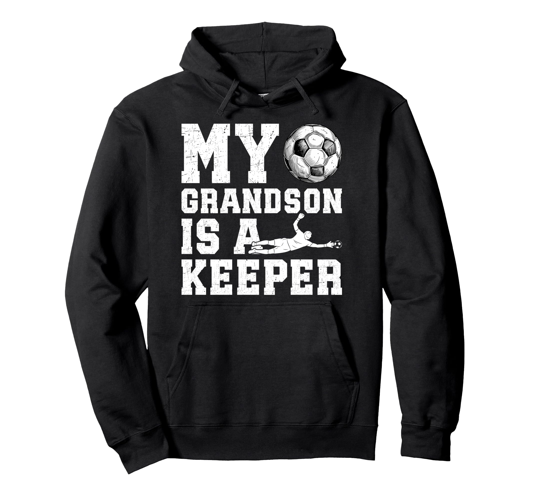 Proud Soccer Keeper Pops Soccer Goalie Pops Hoodie - Trendy Graphic Unisex - T-Shirt, Sweatshirt, Hoodie