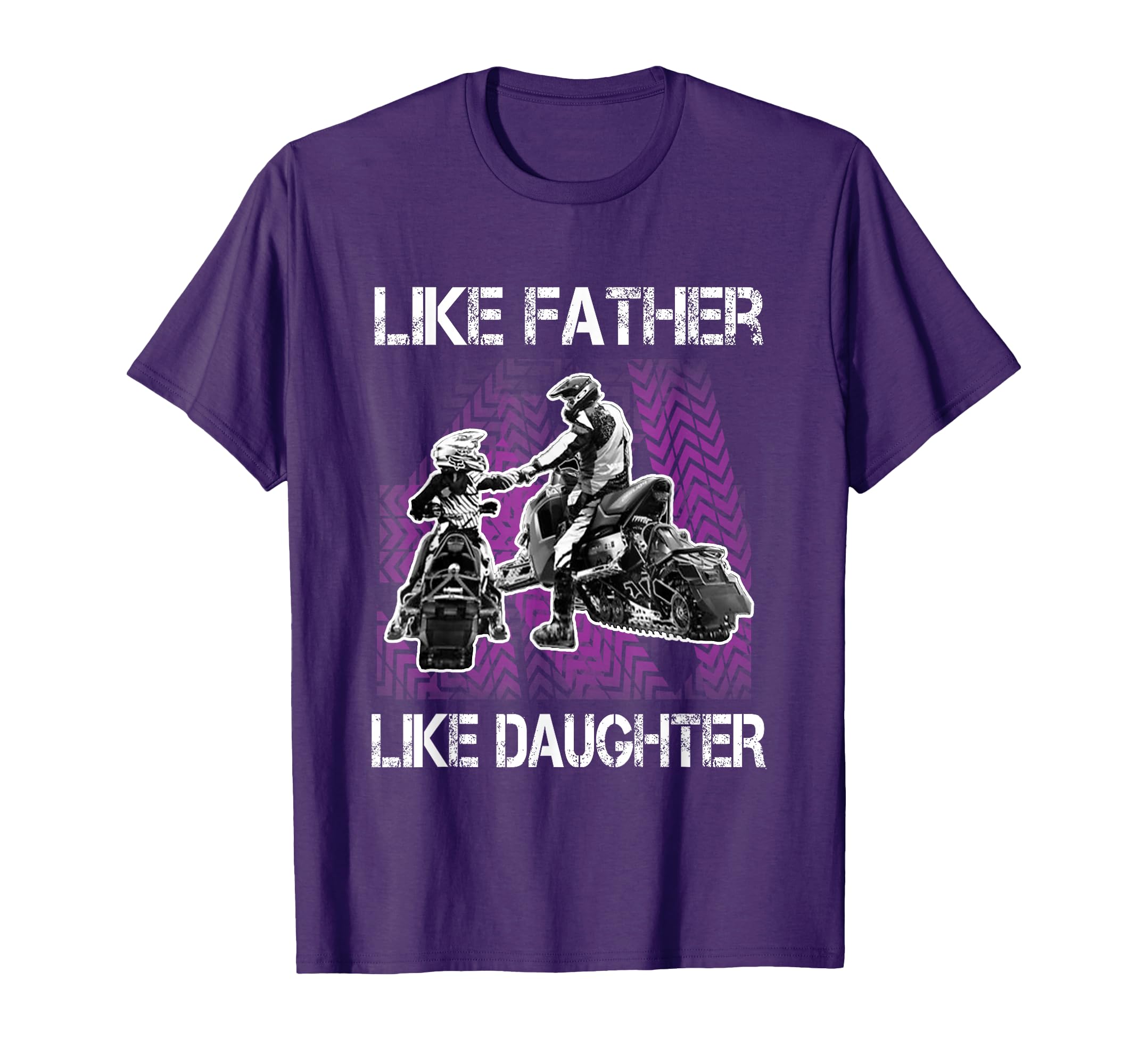 Snowmobile Father And Daughter T-Shirt - Aesthetic Graphic for Adults - T-Shirt, Sweatshirt, Hoodie
